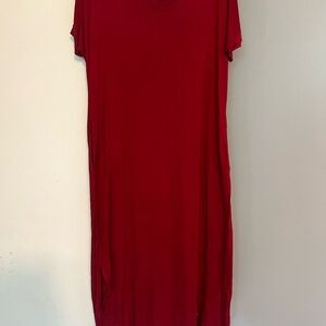 True Craft Red Maxi Dress
